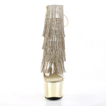 Carregar imagem no visualizador da galeria, Tacones Pleaser ADORE-1017RSF Transparente Dorado Cromo