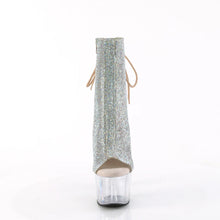 Load image into Gallery viewer, Tacones Pleaser ADORE-1018C-RS Plata Transparente