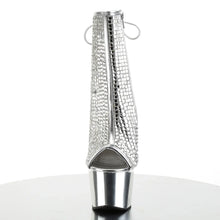 Load image into Gallery viewer, Tacones Pleaser ADORE-1018DCS Plata Cromo