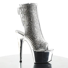 Load image into Gallery viewer, Tacones Pleaser ADORE-1018DCS Plata Cromo