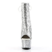 Load image into Gallery viewer, Tacones Pleaser ADORE-1018G Plata Purpurina