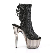 Carregar imagem no visualizador da galeria, Tacones Pleaser ADORE-1018GT Negro Purpurina Ahumado