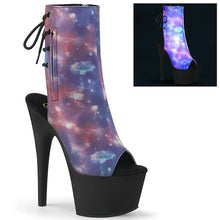 Load image into Gallery viewer, Tacones Pleaser ADORE-1018REFL Morado Azul Reflective