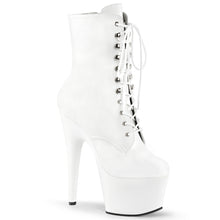 Load image into Gallery viewer, Pleaser ADORE-1020 Boots - White Faux Leather / White Matte