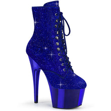 Load image into Gallery viewer, Tacones Pleaser ADORE-1020CHRS Royal Azul Cromo