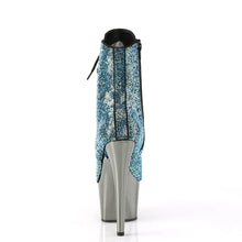 Load image into Gallery viewer, Tacones Pleaser ADORE-1020CHRS Turquoise Pewter Cromo