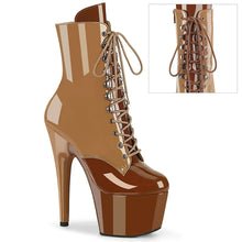 Load image into Gallery viewer, Tacones Pleaser ADORE-1020DC Toffee Caramel Charol