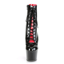Load image into Gallery viewer, Tacones Pleaser ADORE-1020FH Negro Rojo Charol