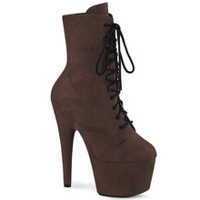 Load image into Gallery viewer, Tacones Pleaser ADORE-1020FS Moca Faux Suede