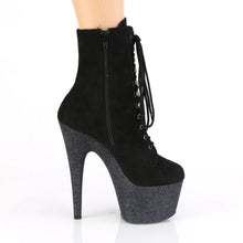 Load image into Gallery viewer, Tacones Pleaser ADORE-1020FSMG Negro Faux Suede