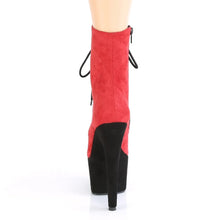 Cargar imagen en el visor de la galería, Tacones Pleaser ADORE-1020FSTT Rojo Faux Suede