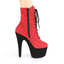 Cargar imagen en el visor de la galería, Tacones Pleaser ADORE-1020FSTT Rojo Faux Suede