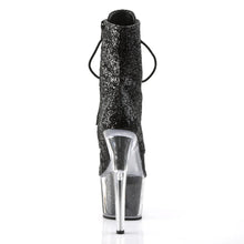 Load image into Gallery viewer, Tacones Pleaser ADORE-1020G Negro Purpurina