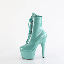 Load image into Gallery viewer, Tacones Pleaser ADORE-1020GP Aguamarina Purpurina Charol