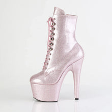 Load image into Gallery viewer, Tacones Pleaser ADORE-1020GP Rosa Nude Purpurina