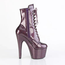 Cargar imagen en el visor de la galería, Tacones Pleaser ADORE-1020GP Eggplant Purpurina Charol