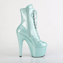 Cargar imagen en el visor de la galería, Tacones Pleaser ADORE-1020GP Mint Purpurina Charol