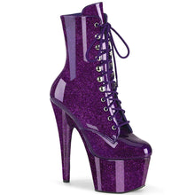 Cargar imagen en el visor de la galería, Tacones Pleaser ADORE-1020GP Morado Purpurina Charol