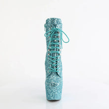 Cargar imagen en el visor de la galería, Tacones Pleaser ADORE-1020GWR Turquoise Purpurina