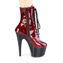 Load image into Gallery viewer, Tacones Pleaser ADORE-1020SP Rojo Snake Print