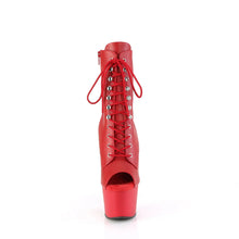 Load image into Gallery viewer, Tacones Pleaser ADORE-1021 Rojo Faux Le