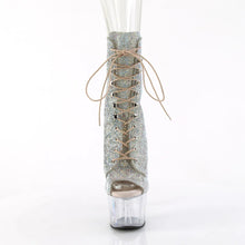 Load image into Gallery viewer, Tacones Pleaser ADORE-1021C-RS Plata Transparente