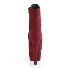 Load image into Gallery viewer, Tacones Pleaser ADORE-1021FS Burdeos Faux Suede