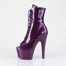 Load image into Gallery viewer, Tacones Pleaser ADORE-1021GP Morado Purpurina Charol