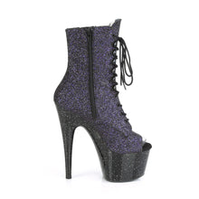 Load image into Gallery viewer, Tacones Pleaser ADORE-1021MG Morado Purpurina Negro