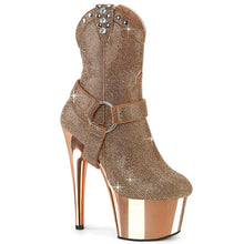 Load image into Gallery viewer, Tacones Pleaser ADORE-1029CHRS Oro Rosa Cromo