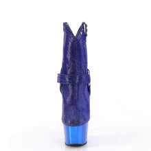 Load image into Gallery viewer, Tacones Pleaser ADORE-1029CHRS Royal Azul Cromo