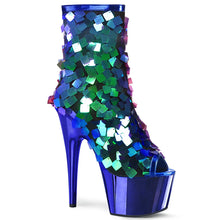 Load image into Gallery viewer, Tacones Pleaser ADORE-1031SSQ Iri.verde Sequins R.azul