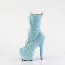 Load image into Gallery viewer, Tacones Pleaser ADORE-1040GR B. Azul Purpurinas