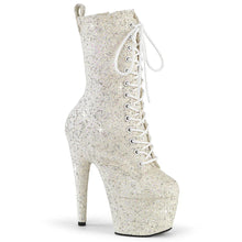 Load image into Gallery viewer, Tacones Pleaser ADORE-1040GR Ivory Purpurinas Matching