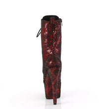 Load image into Gallery viewer, Tacones Pleaser ADORE-1040SPF Rojo Snake Print