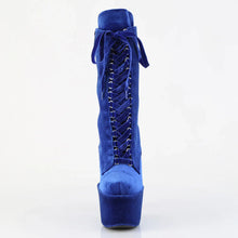 Load image into Gallery viewer, Tacones Pleaser ADORE-1045VEL Navy Azul Velvet