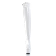 Load image into Gallery viewer, Tacones Pleaser ADORE-3000 Blanco Str Charol