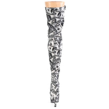 Load image into Gallery viewer, Tacones Pleaser ADORE-3000DP Blanco Negro Str.