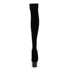 Load image into Gallery viewer, Tacones Pleaser ADORE-3002 Negro Str Velvet