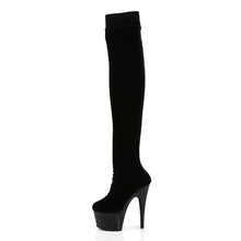 Load image into Gallery viewer, Tacones Pleaser ADORE-3002 Negro Str Velvet