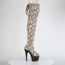 Load image into Gallery viewer, Tacones Pleaser ADORE-3008SP-BT Tan Marrón Snake