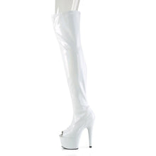 Load image into Gallery viewer, Tacones Pleaser ADORE-3011HWR Blanco Str. Holo
