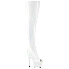 Load image into Gallery viewer, Tacones Pleaser ADORE-3011HWR Blanco Str. Holo
