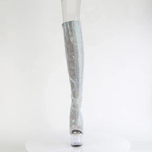 Load image into Gallery viewer, Tacones Pleaser ADORE-3019C-RS Plata Faux Suede