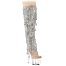 Load image into Gallery viewer, Tacones Pleaser ADORE-3019C-RSF Transparente Plata