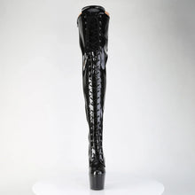Load image into Gallery viewer, Tacones Pleaser ADORE-3020GP Negro Purpurina Charol