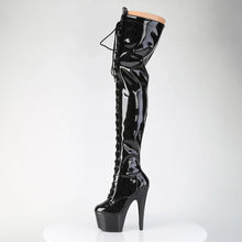 Load image into Gallery viewer, Tacones Pleaser ADORE-3020GP Negro Purpurina Charol