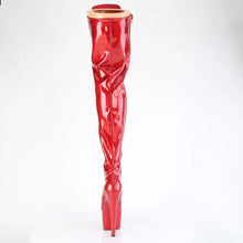 Load image into Gallery viewer, Tacones Pleaser ADORE-3020GP Rojo Purpurina Charol
