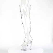 Load image into Gallery viewer, Tacones Pleaser ADORE-3021 Transparente Plata
