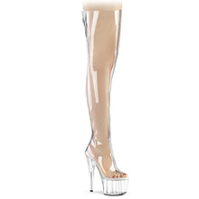 Load image into Gallery viewer, Tacones Pleaser ADORE-3021 Transparente Plata